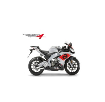 Aprilia RS 50 Motorrad Aufkleber Jahr 2018 Weiss - Star Sam