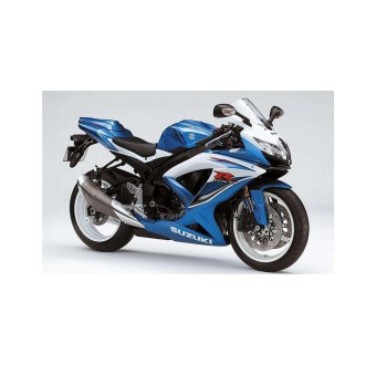 Autocolantes de Moto Suzuki GSXR 600 & 750 K9 Ano 2009 Azul - Star Sam