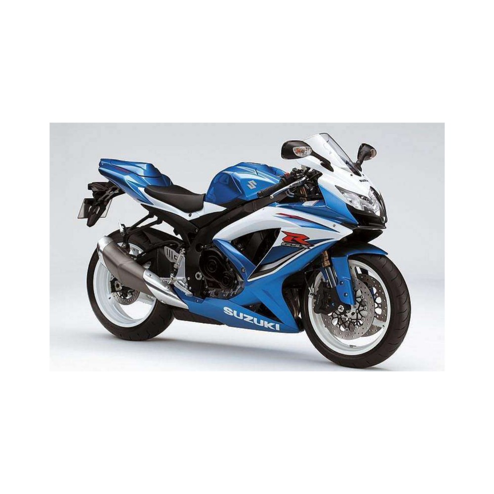 Αυτοκόλλητα μοτοσικλέτας Suzuki GSXR 600 & 750 K9 Έτος 2009 Μπλε - Star Sam