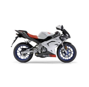 Aprilia RS 50 Motorrad Aufkleber Jahr 2006 Weiss - Star Sam