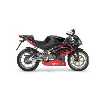 Autocolantes Moto Aprilia RS 50 125 Ano 2008 Preto - Star Sam