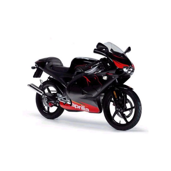 Αυτοκόλλητα Moto Aprilia RS 50 Racing 2006 Έτος 2006 Μαύρο - Star Sam