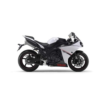 Yamaha R1 Motorbike Stickers Year 2014 White Colour - Star Sam