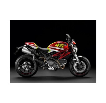 Ducati Monster Rossi Motorrad Aufkleber Gelb Und Weib - Star Sam