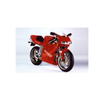 Ducati 916 Motorrad Aufkleber Jahr 1995 Rot - Star Sam