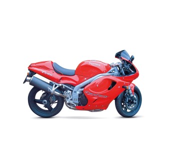 Motorrad Aufkleber Triumph Daytona T595  1997 Rot - Star Sam