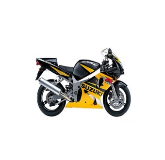 Suzuki GSXR 600 Motorbike Stickers Year 2002 Black - Star Sam