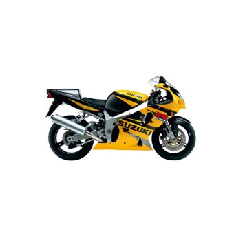 Autocolantes de Moto Suzuki GSXR 750 Ano 2002 Amarelo - Star Sam