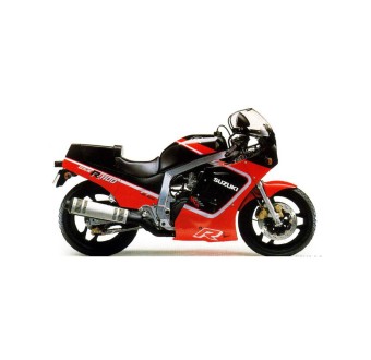 Αυτοκόλλητα Moto Suzuki GSXR 1100 Έτος 1987 Μαύρο - Star Sam