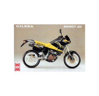 Adesivi Per moto Gilera SuperMotard NORDWEST 600 Giallo - Star Sam