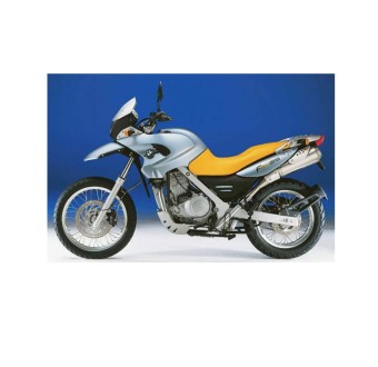 Motorrad Aufkleber BMW F650 GS 2000-02 Weiss-Hellblau - Star Sam