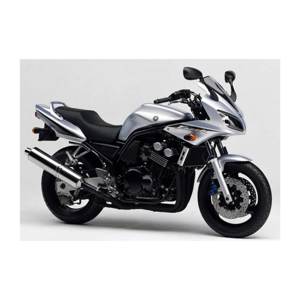 Αυτοκόλλητα Moto Yamaha FZS 600 FAZER Έτος 2002 έως 2003 Ασημί - Star Sam