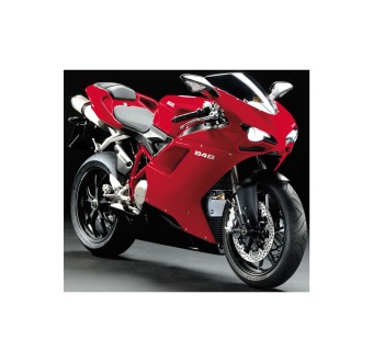 Naklejki na rower szosowy Ducati 848 Red - Star Sam