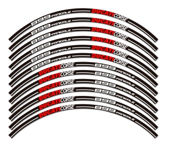 Autocollants Jantes Motos Ducati Corse 899 Panigale - Star Sam