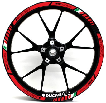 Adesivi Cerchi Moto Ducati Performance 996 Monoposto - Star Sam