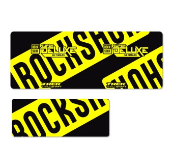 Rock Shox Super Deluxe Shock Absorber Sticker 2021 - Star Sam