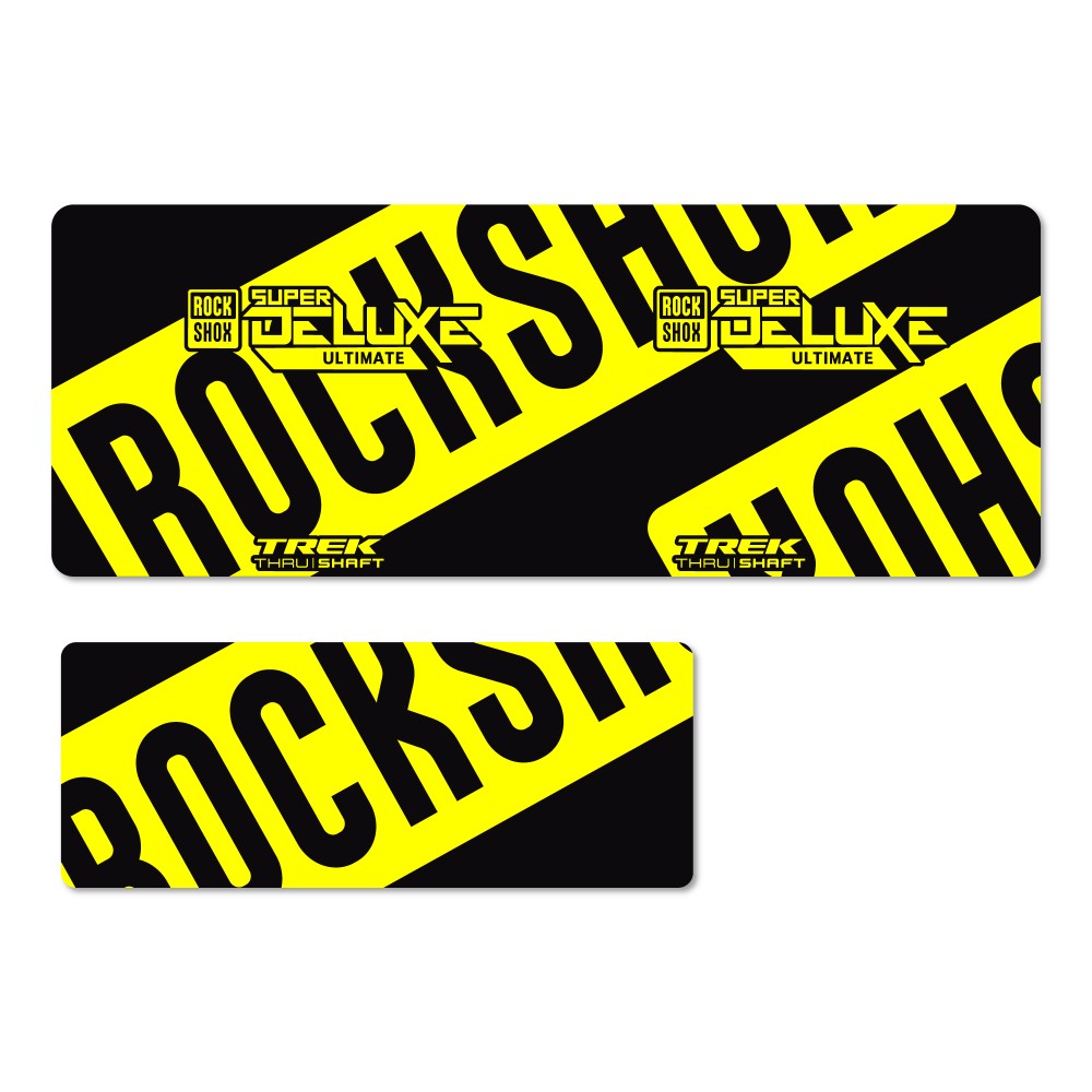 Rock Shox Super Deluxe Shock Absorber Sticker 2021 - Star Sam