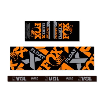 Fox Float X Factory 2022 Shock Absorber Bike Sticker - Star Sam