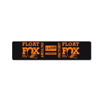 Fox Float factory Schockabsorber Fahrrad-Aufkleber - Star Sam