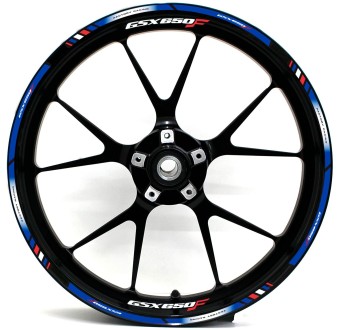 Autocollants Pour Jantes De Motos Suzuki GSX 650F - Star Sam