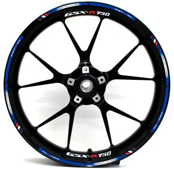 Adesivi Per Cerchi di Moto Suzuki GSX-R750 Modello 5 - Star Sam