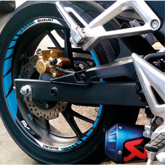 Pegatinas Para Llantas De Motos De Carretera Suzuki SV650S - Star Sam