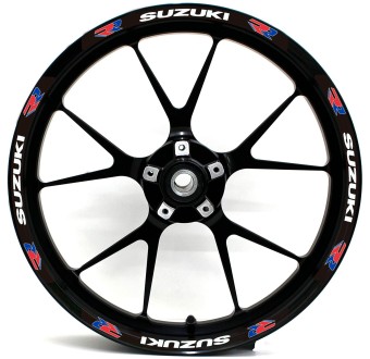 Autocollants Pour Jantes De Motos Suzuki RR Modele 2 - Star Sam