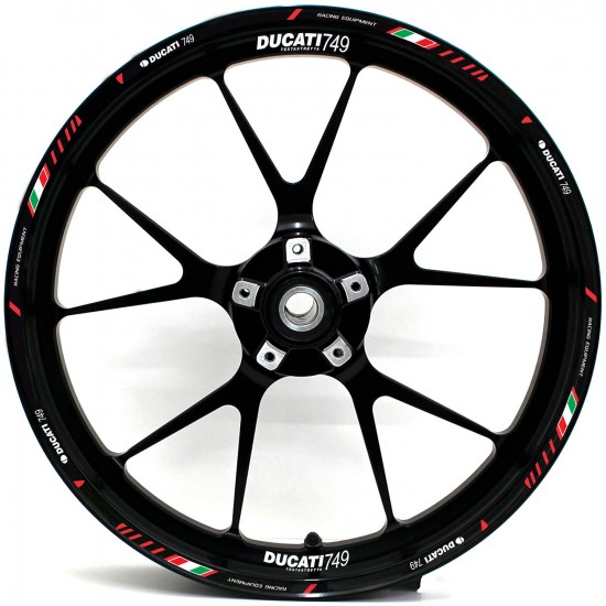 Pegatinas llantas Moto Ducati 749 Racing Equipment - Star Sam