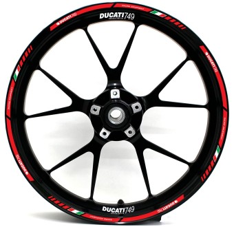 Pegatinas llantas Moto Ducati 749 Racing Equipment - Star Sam