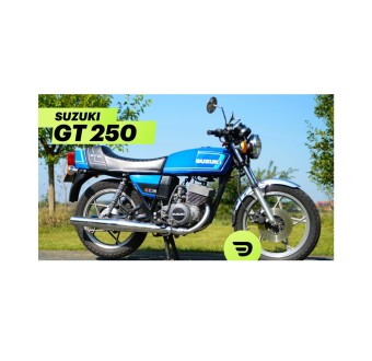 Autocolantes de Motocicleta Suzuki GT 250 X7 Azul - Star Sam