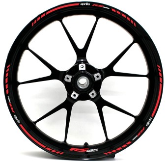 Autocollants Pour Jantes De Motos Aprilia RS 125 - Star Sam