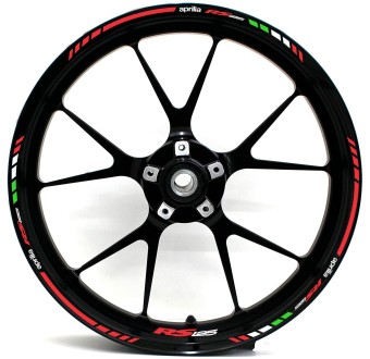 Autocollants Pour Jantes De Motos Aprilia RS 125 Modele 2 - Star Sam