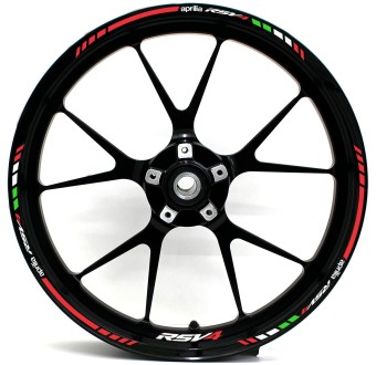 Autocollants Pour Jantes De Motos Aprilia RSV4 Modele 2 - Star Sam