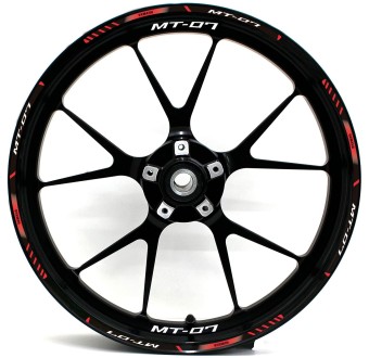 Autocolantes de Moto Rim Yamaha MT-07 2021-22 Modelo 3 - Star Sam