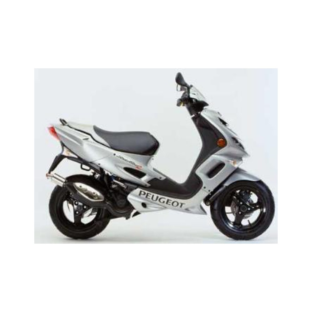 Scooter Motorbike compatible sticker kit Silver Peugeot Speedfight 2
