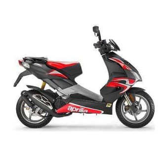 Aprilia SR 50 2009 Schwarze Farbe Motorrad Aufkleber  - Star Sam