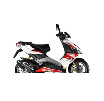 Aprilia SR 50 2009 Weisse Farbe Motorrad Aufkleber  - Star Sam