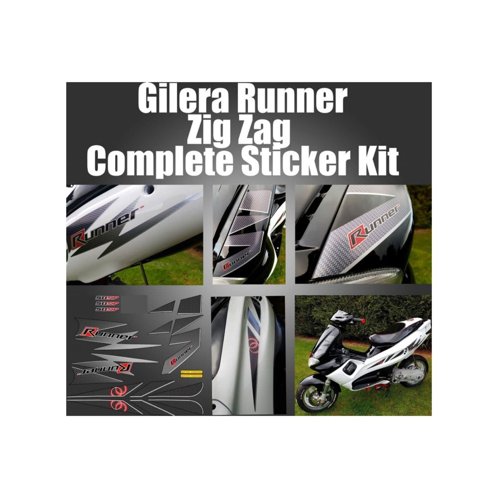 Gilera Kit Runner SP 50 Carbon Motorbike Stickers - Star Sam