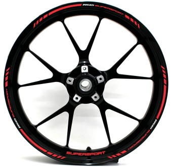 Ducati Supersport Motorbike Rim Stickers Choose Colour - Star Sam