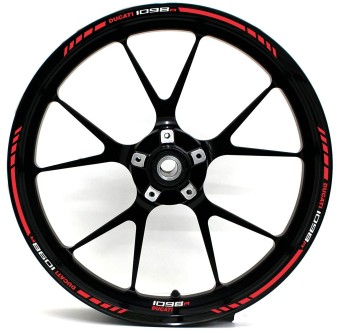 Autocollants Pour Jantes De Motos Ducati 1098R - Star Sam