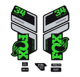 Stickers Pour Velo Fourche Fox Float 34 SC Performance 2022 - Star Sam