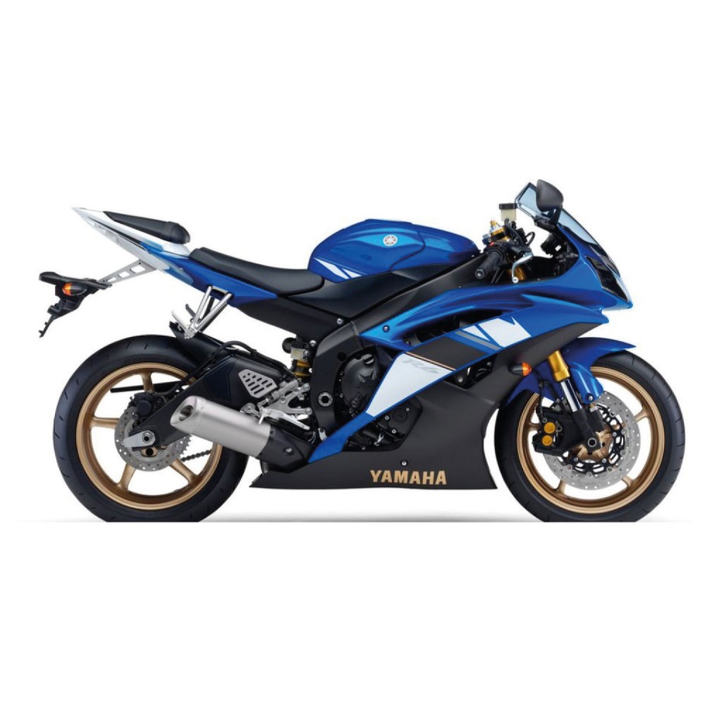 Αυτοκόλλητα μοτοσικλέτας Yamaha YZF R6 Έτος 2008 Μπλε - Star Sam