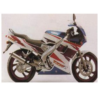 Aufkleber-Set kompatibel mit dem Motorrad Yamaha TZR 80 RR White