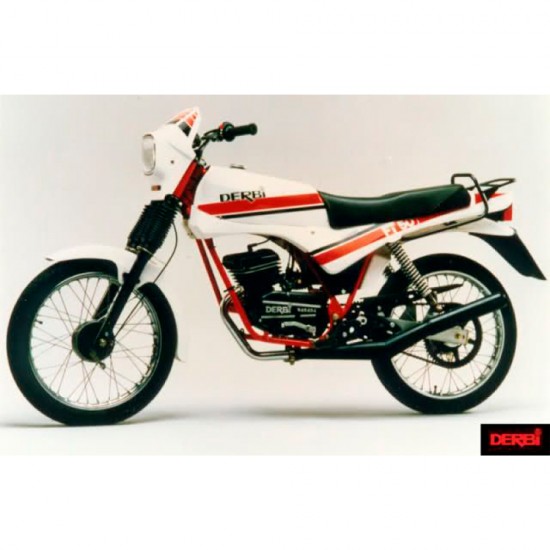 Autocolantes de Motos Derbi RC 125 & 250 Preto & Branco - Star Sam