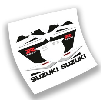 Autocolantes Moto Suzuki GSXR 600 K5 Ano 2005 Preto - Star Sam