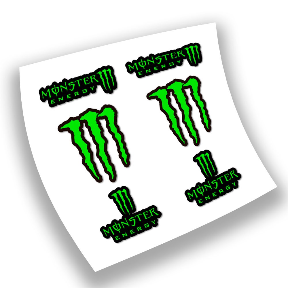 Monster Energy mod-2 logo bike compatible stickers