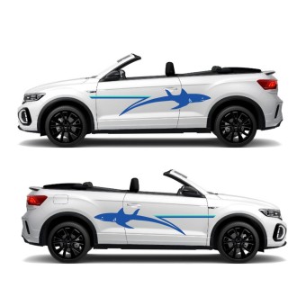 Autocollants Pour Camping Car Avec Le Motif Du Requin - Star Sam