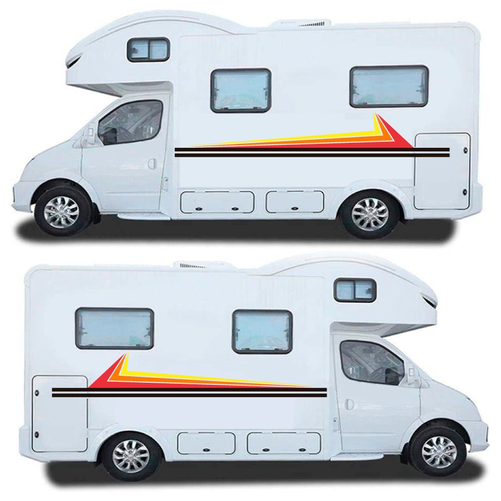 Set Autocollants Caravan Style Abstrait  Mod.46 - Star Sam