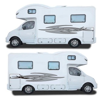 Caravan Sticker Set Abstract Style Mod.48 - Star Sam