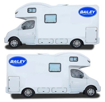 Bailey Wohnwagen Aufkleber Set - Star Sam